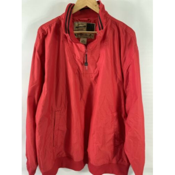 RARE WEARGUARD ENGINEERED FOR WORK MEN'S 2XL RAIN/WIND JACKET PULLOVER RED - Picture 1 of 10